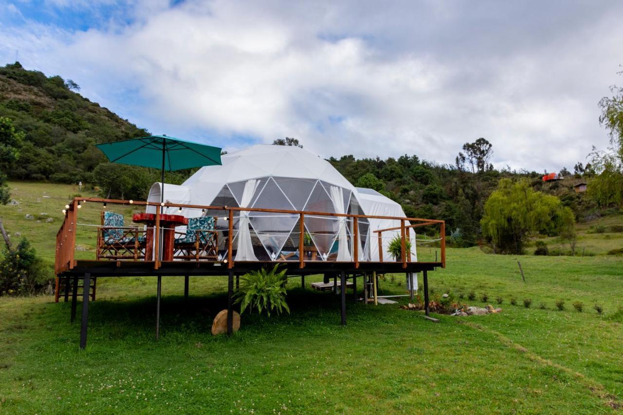 Glamping Claro De Luna Guatavita Bagian luar foto