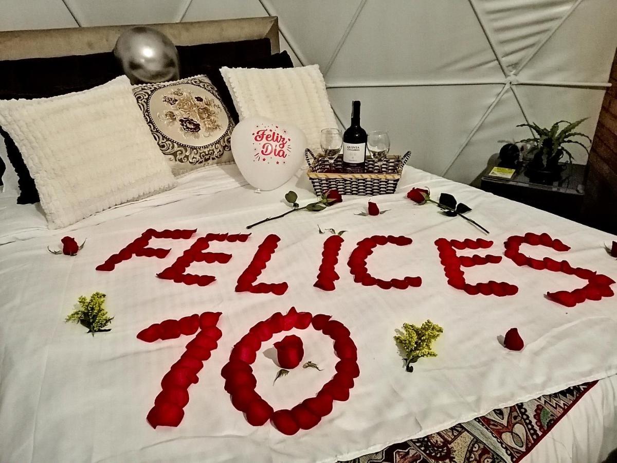 Glamping Claro De Luna Guatavita Bagian luar foto
