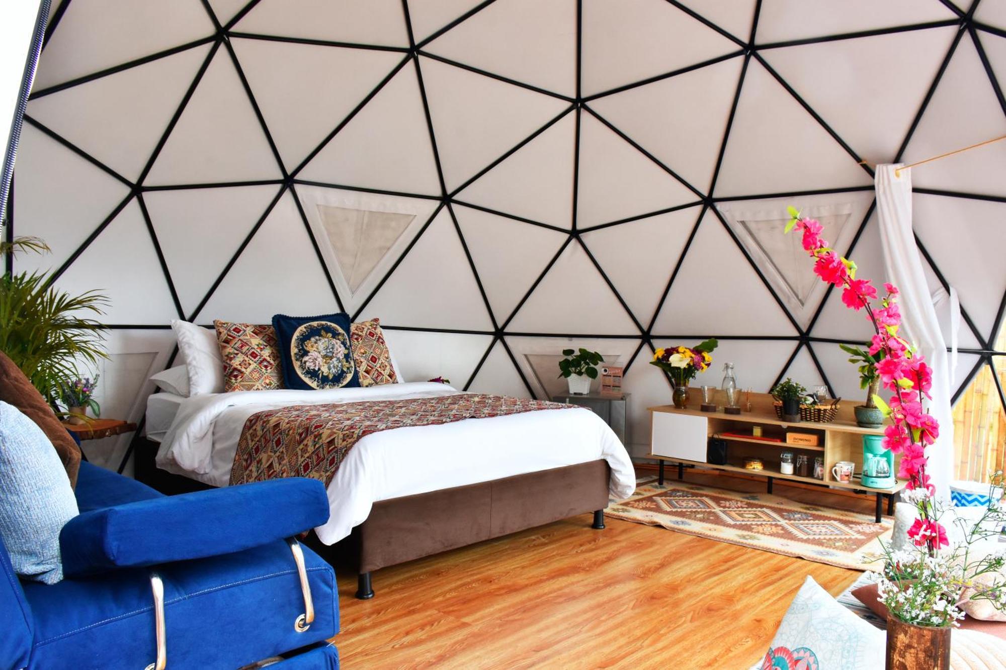 Glamping Claro De Luna Guatavita Bagian luar foto