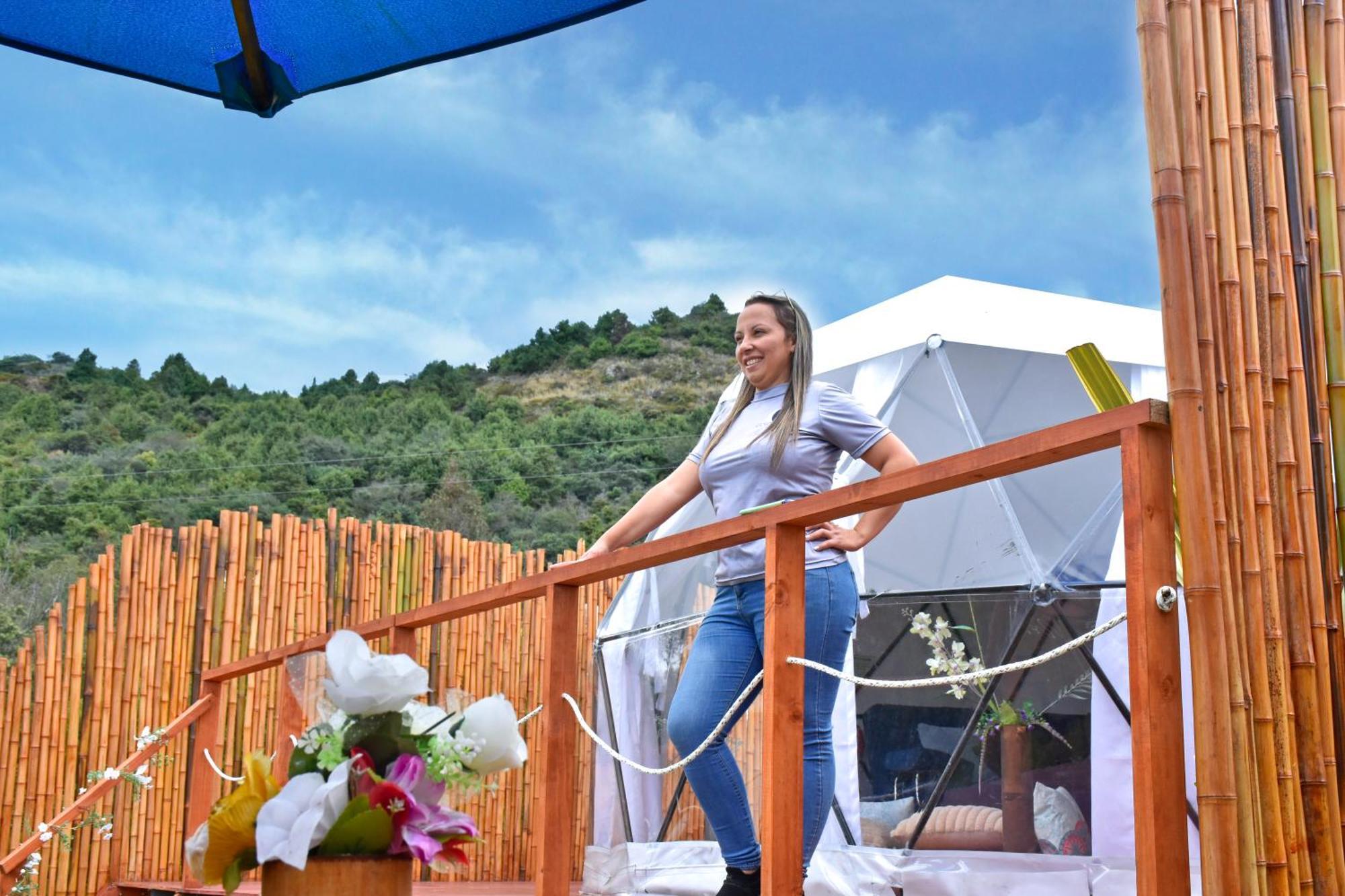 Glamping Claro De Luna Guatavita Bagian luar foto