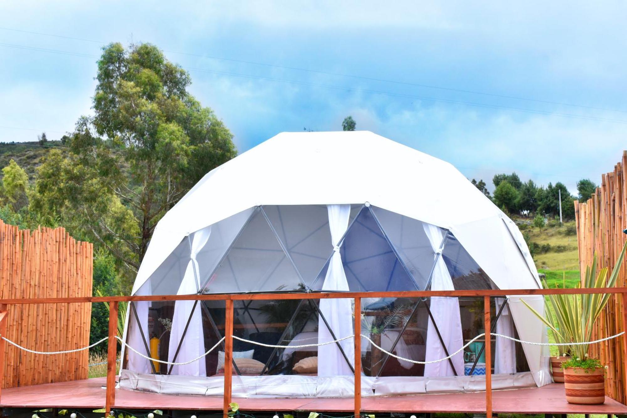 Glamping Claro De Luna Guatavita Bagian luar foto