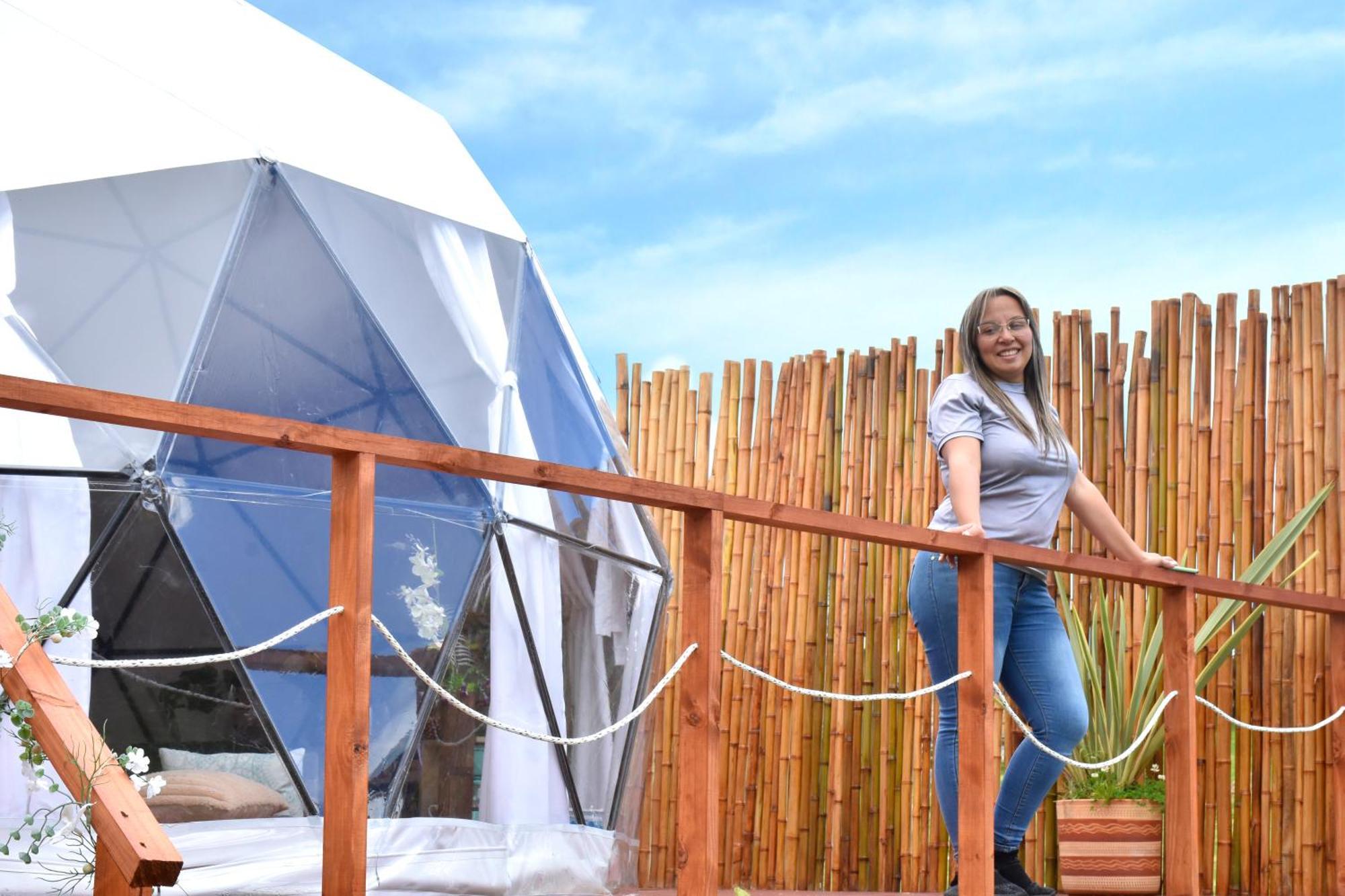 Glamping Claro De Luna Guatavita Bagian luar foto